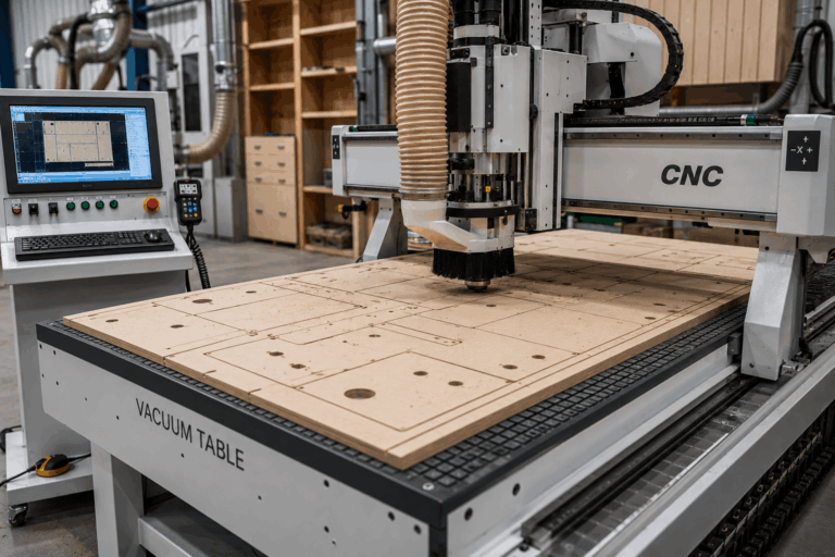 CNC masa vacuum